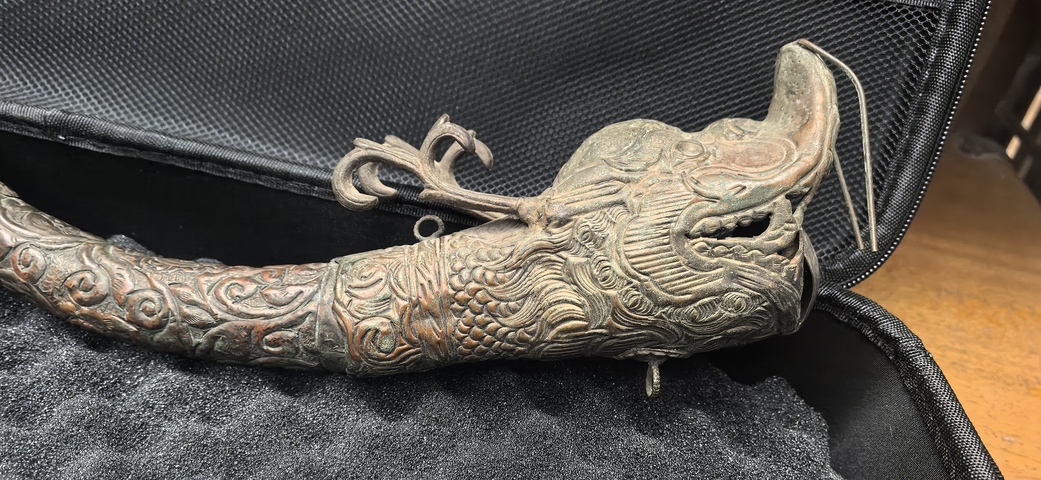 古玩銅器銅樂器真品鑒賞圖