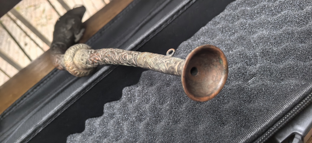 古玩銅器銅樂器真品鑒賞圖