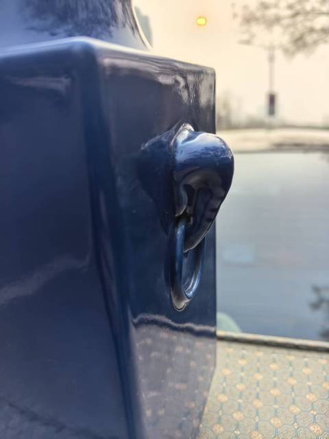 古玩陶瓷清末民初·霽藍釉象耳琮式瓶 真品鑒賞圖