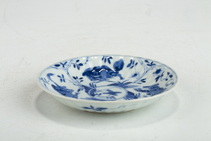 古玩陶瓷清康熙·青花開窗瑞獸紋小盤
真品鑒賞圖