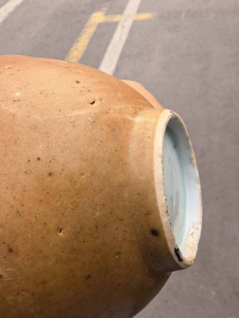 古玩陶瓷康熙·醬釉碗 真品鑒賞圖