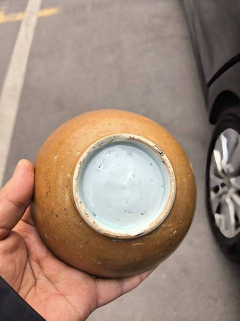 古玩陶瓷康熙·醬釉碗 真品鑒賞圖