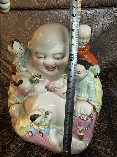 古玩陶瓷粉彩佛真品鑒賞圖