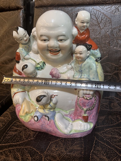 古玩陶瓷粉彩佛真品鑒賞圖