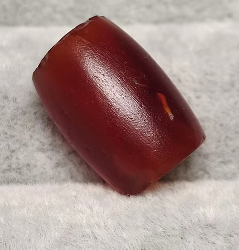 古玩玉器瑪瑙珠真品鑒賞圖