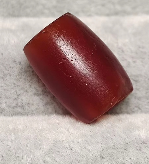 古玩玉器瑪瑙珠真品鑒賞圖