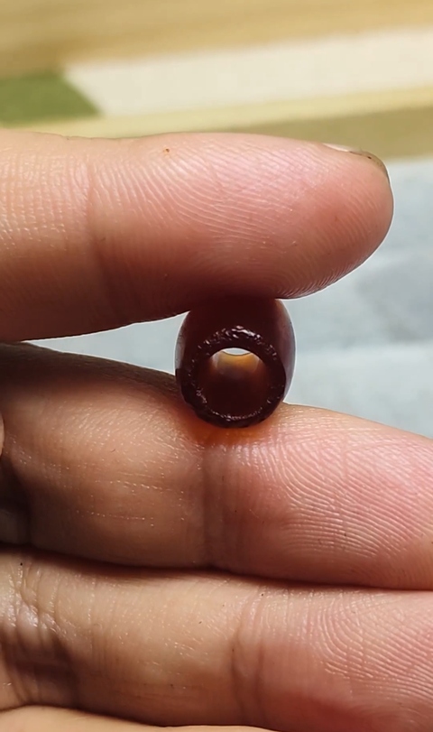 古玩玉器瑪瑙珠真品鑒賞圖