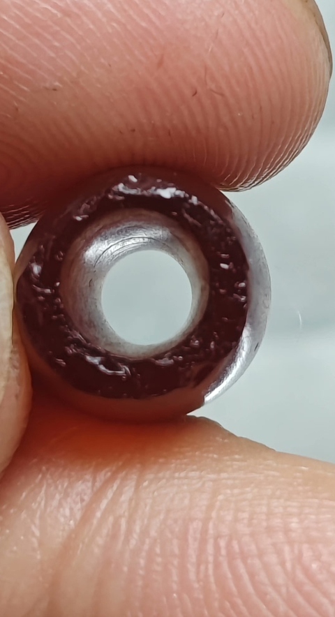 古玩玉器瑪瑙珠真品鑒賞圖