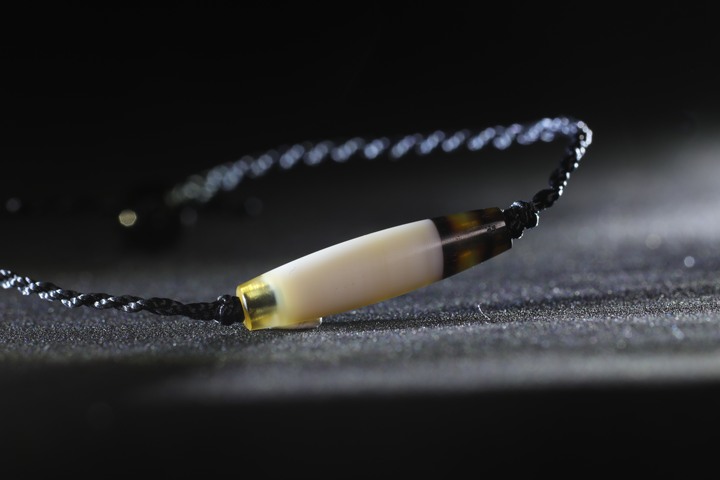 古玩玉器千年錯(cuò)思黑白珠真品鑒賞圖