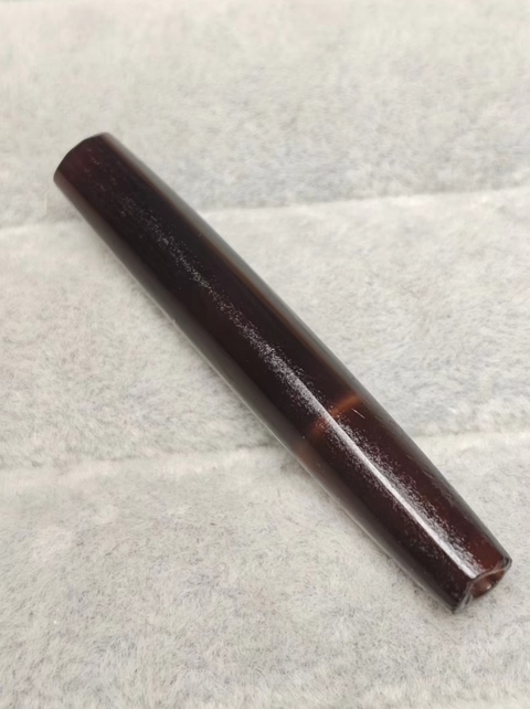 古玩玉器瑪瑙管真品鑒賞圖