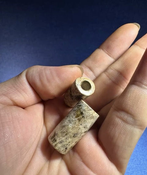 古玩玉器仿古玉勒子真品鑒賞圖