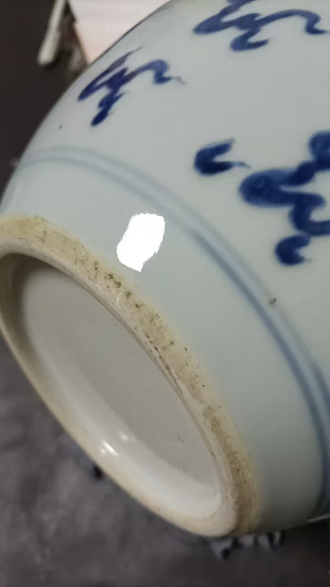 古玩陶瓷青花罐真品鑒賞圖