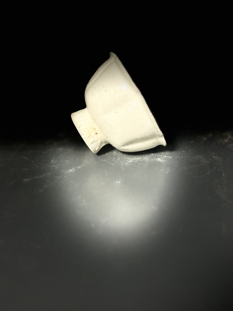 古玩陶瓷宋·花口刻花盞杯拍賣，當前價格2600元