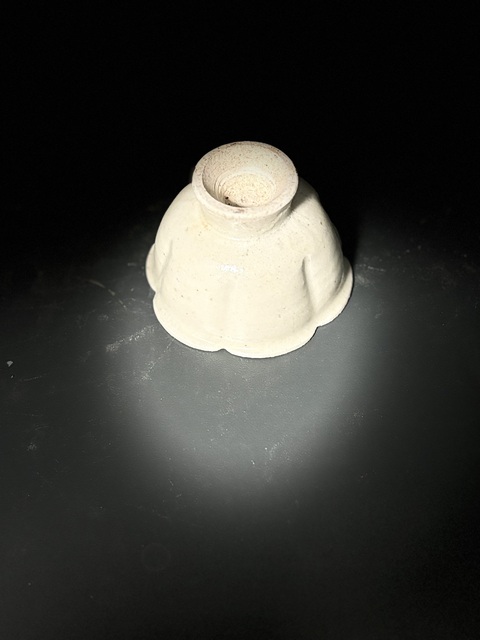 古玩陶瓷宋·花口刻花盞杯拍賣，當前價格2600元