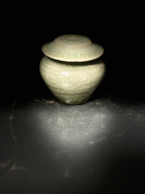 古玩陶瓷明·龍泉窯·茶葉蓋罐拍賣，當(dāng)前價格2600元