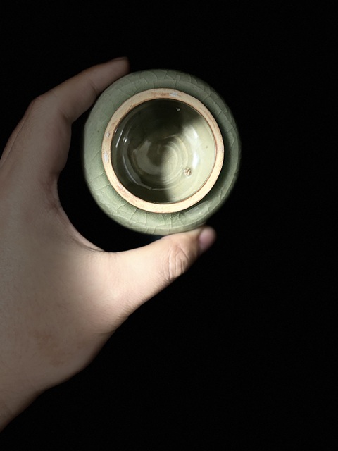 古玩陶瓷明·龍泉窯·茶葉蓋罐拍賣，當(dāng)前價格2600元