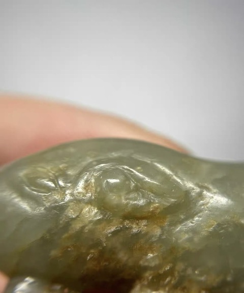 古玩玉器和田玉生肖狗擺件真品鑒賞圖