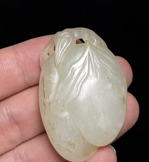 古玩玉器仿古瓜果件真品鑒賞圖