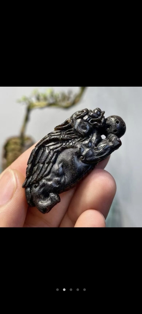 古玩雜項人工材質模鑄動物模型真品鑒賞圖