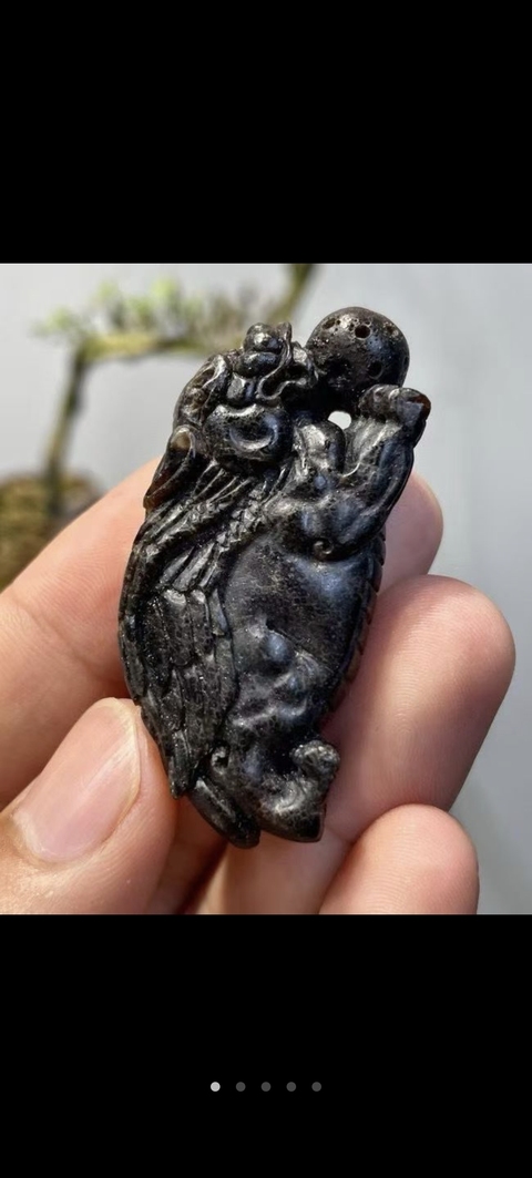 古玩雜項人工材質模鑄動物模型真品鑒賞圖