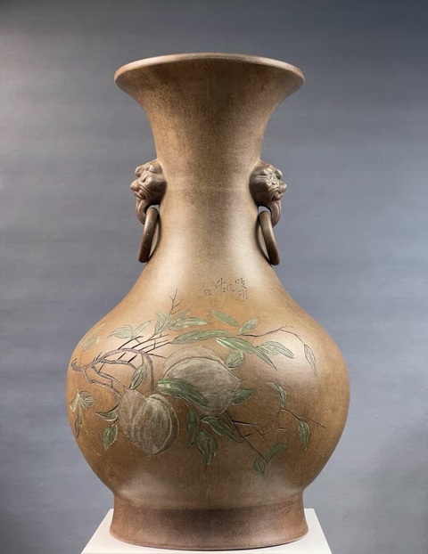 古玩雜項紫砂瓶真品鑒賞圖