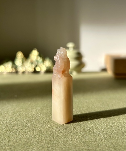 古玩雜項巴林石印章拍賣，當前價格66元