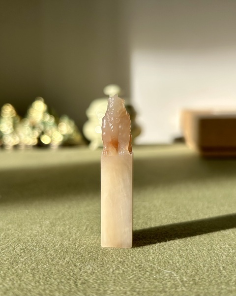 古玩雜項巴林石印章拍賣，當前價格66元