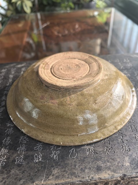 古玩陶瓷宋代青釉盤真品鑒賞圖