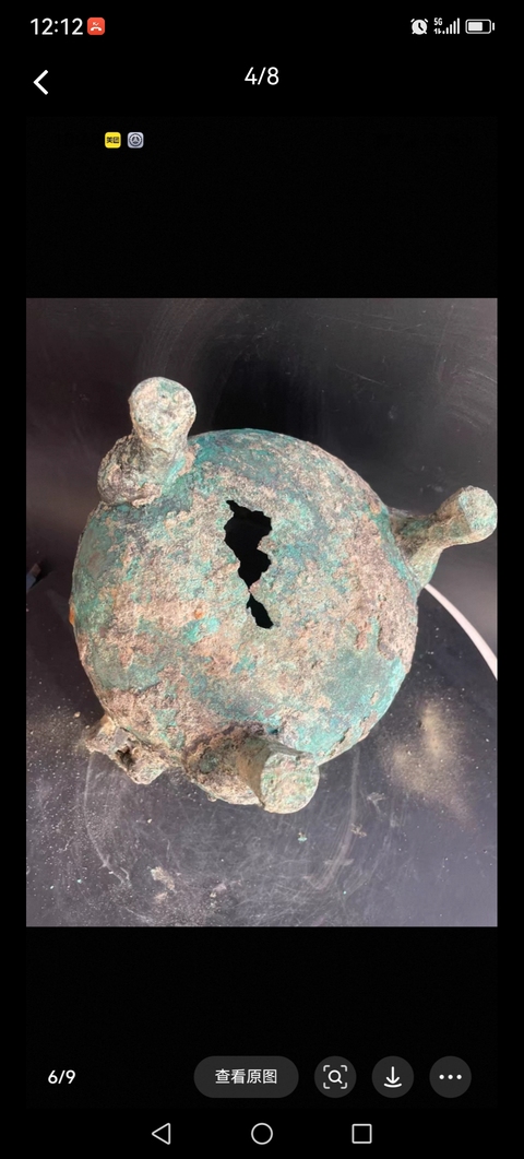 古玩銅器銅鼎真品鑒賞圖