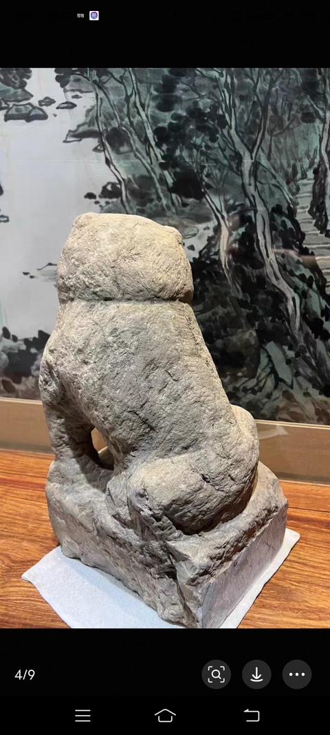 古玩雜項石獅真品鑒賞圖