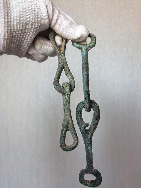 古玩銅器青銅馬車具真品鑒賞圖