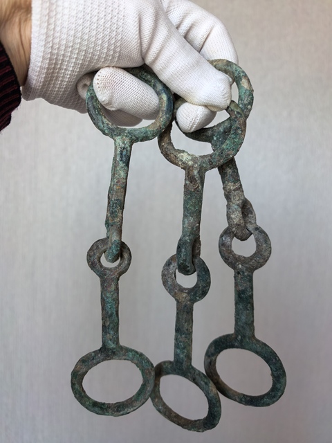 古玩銅器青銅馬車具真品鑒賞圖