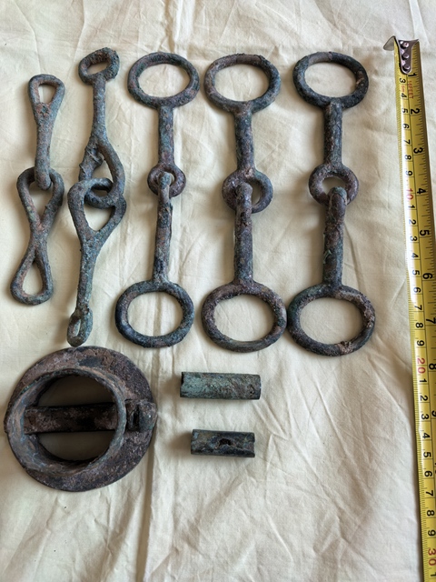 古玩銅器青銅馬車具真品鑒賞圖