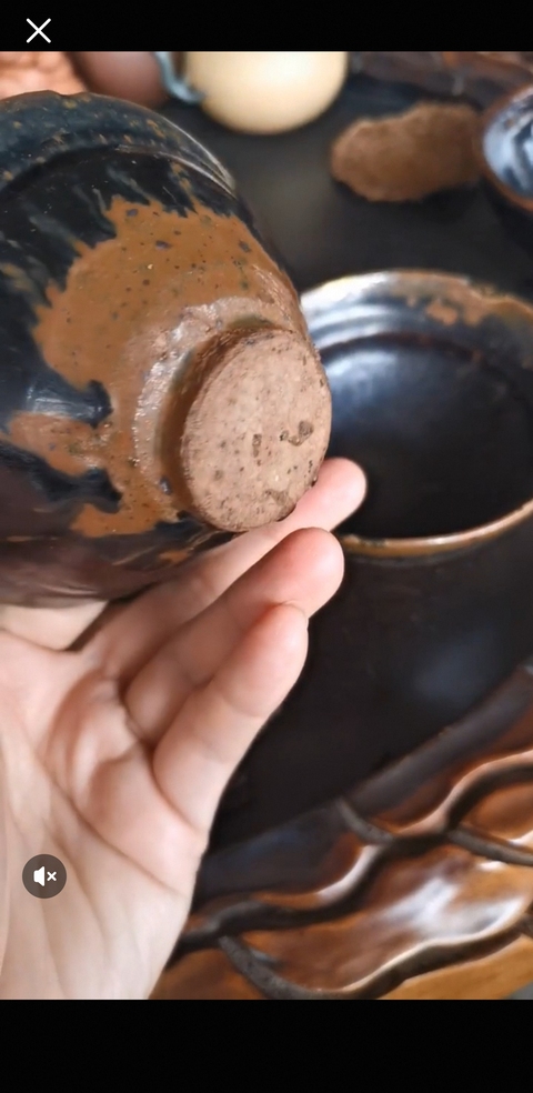 古玩陶瓷建窯系黑釉盞真品鑒賞圖