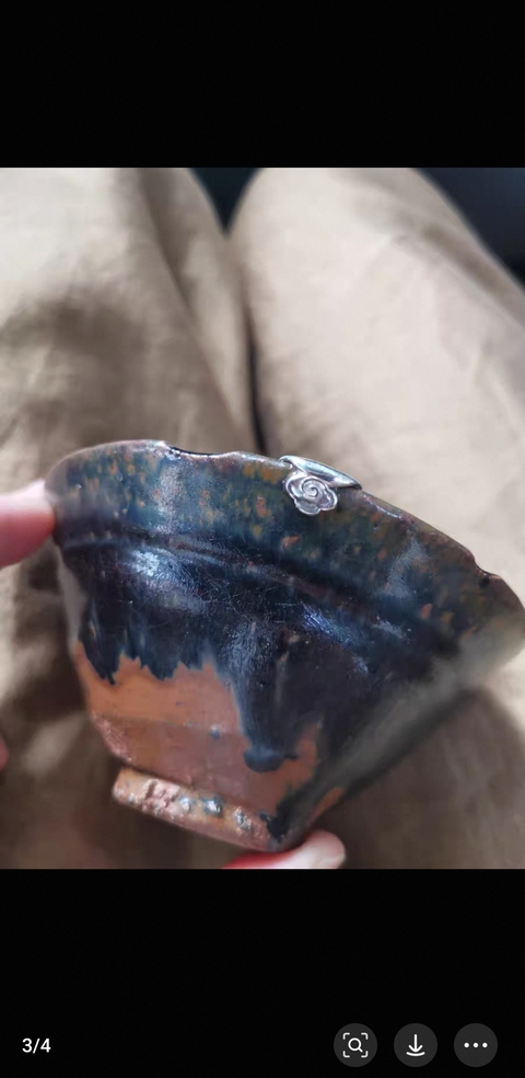 古玩陶瓷建窯系黑釉盞真品鑒賞圖