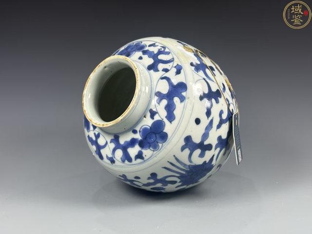 古玩陶瓷明晚期·青花纏枝蓮紋罐拍賣，當前價格0元