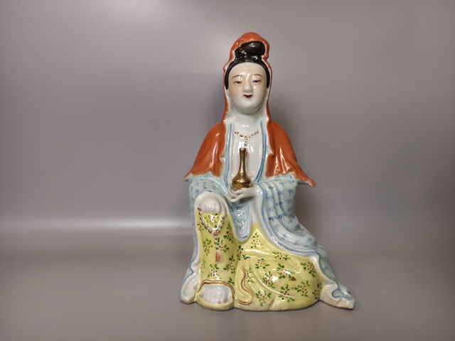 古玩陶瓷觀音真品鑒賞圖