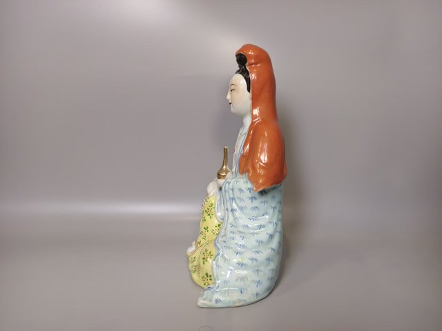 古玩陶瓷觀音真品鑒賞圖