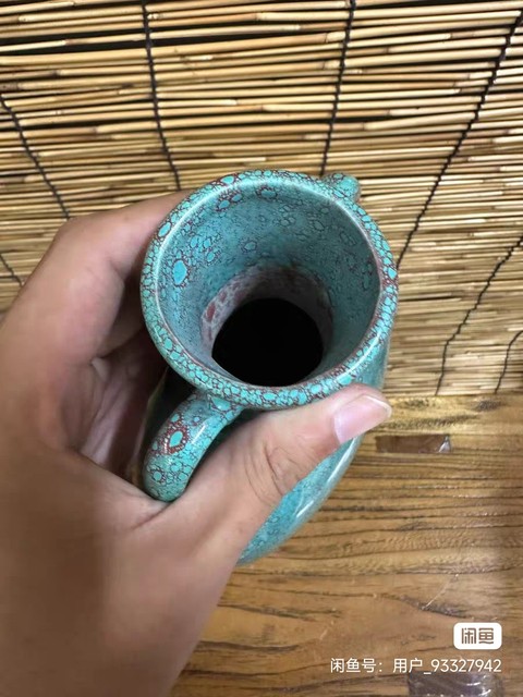 古玩陶瓷爐鈞釉抱月瓶真品鑒賞圖