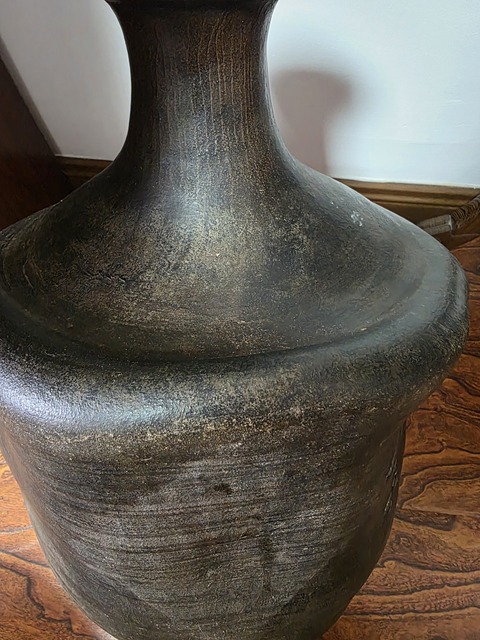 古玩陶瓷黑釉瓶真品鑒賞圖