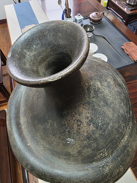 古玩陶瓷黑釉瓶真品鑒賞圖