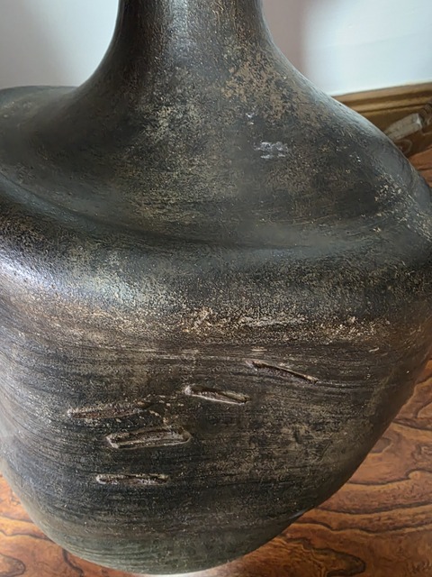 古玩陶瓷黑釉瓶真品鑒賞圖