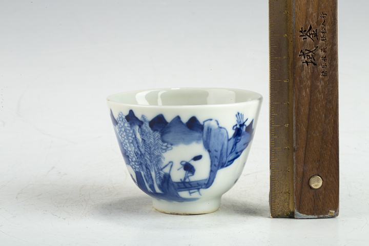 古玩陶瓷清晚·青花漁樵耕讀紋杯
拍賣，當前價格0元