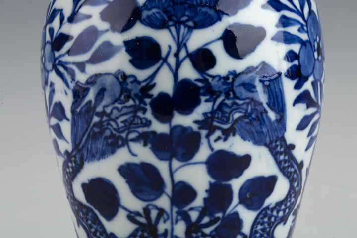 古玩陶瓷清晚·青花龍穿花紋蓋瓶
拍賣，當前價格0元