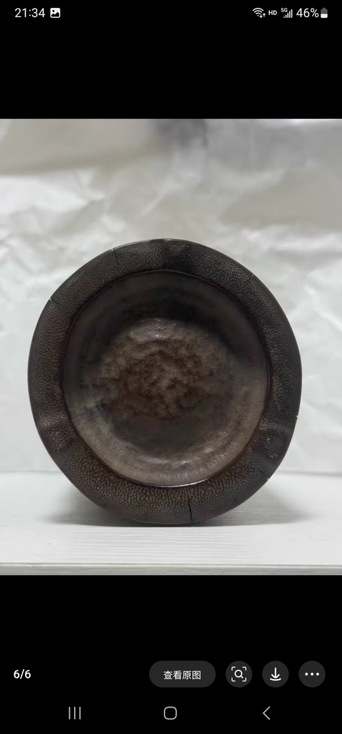 古玩雜項竹雕筆筒真品鑒賞圖