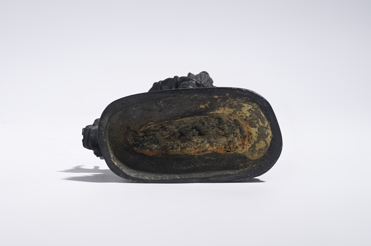 古玩銅器清晚期·大威德金剛閻魔敵尊者銅像真品鑒賞圖