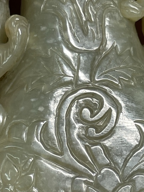 古玩玉器玉瓶真品鑒賞圖