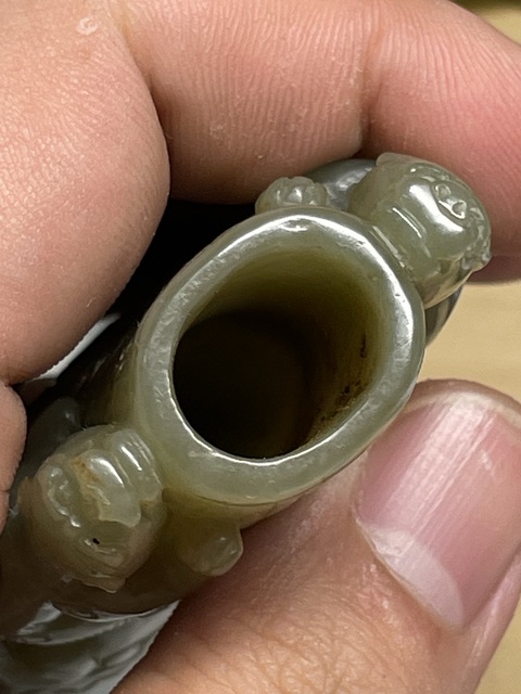 古玩玉器玉瓶真品鑒賞圖