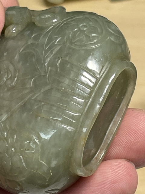 古玩玉器玉瓶真品鑒賞圖