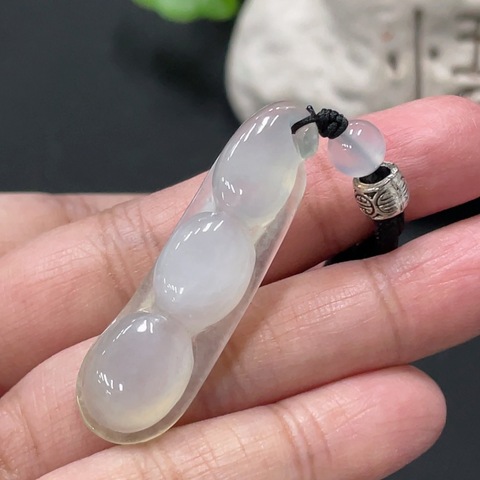 古玩玉器天然翡翠掛件真品鑒賞圖